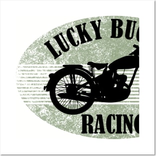 Motorcycle Racing Lucky Bucket Posters and Art